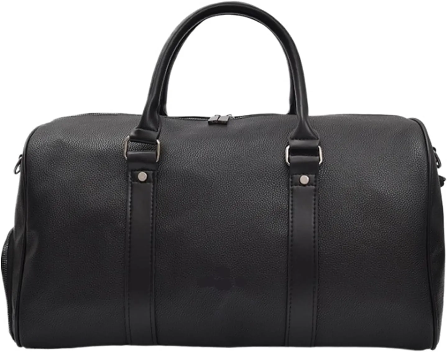 Convertible Suit Travel Bag 17inch Weekend Travel Bag Ladies Men Duffle Tote Bags PU Leather With Shoe Compartment hanging garment duffel bag (Color : A, Size : 460 * 250 * 260mm)