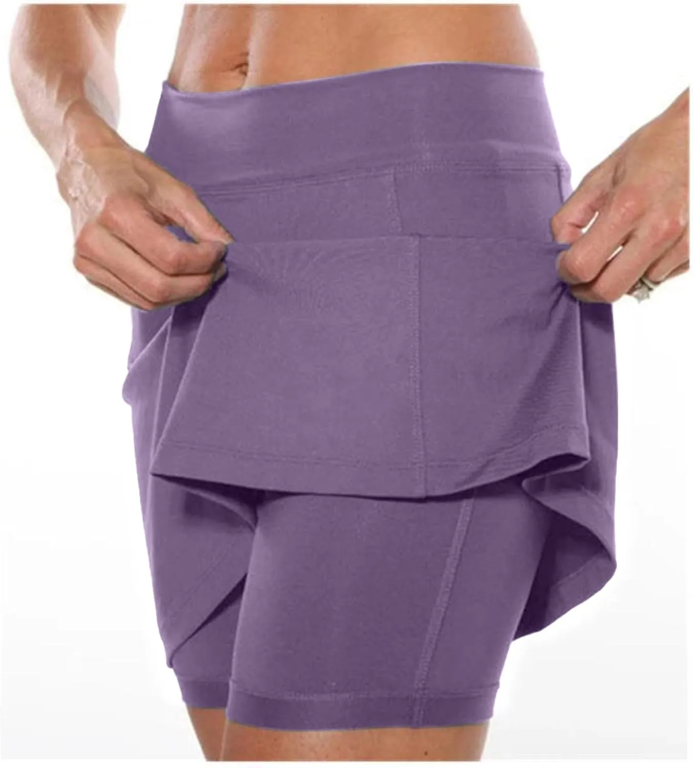 Cotton Linen Capri Pants for Women Casual Summer New Dress Shorts Skirts Lightweight High Waist Yoga Pants Leggings