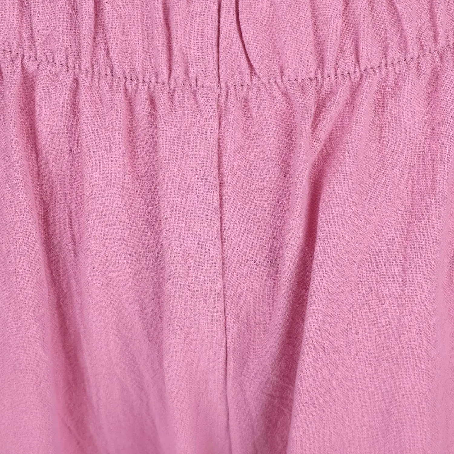 Cotton Linen Pants for Women Loose Fit Summer 2025 Casual Home Pants Elastic Waisted Straight Leg Trousers Beach Resort Wear