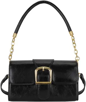 Crossbody Purses Shoulder Bag for Women, Cute Soft PU Leather Small Purse Handbags, Vintage Tote Clutch with 2 Removable Straps