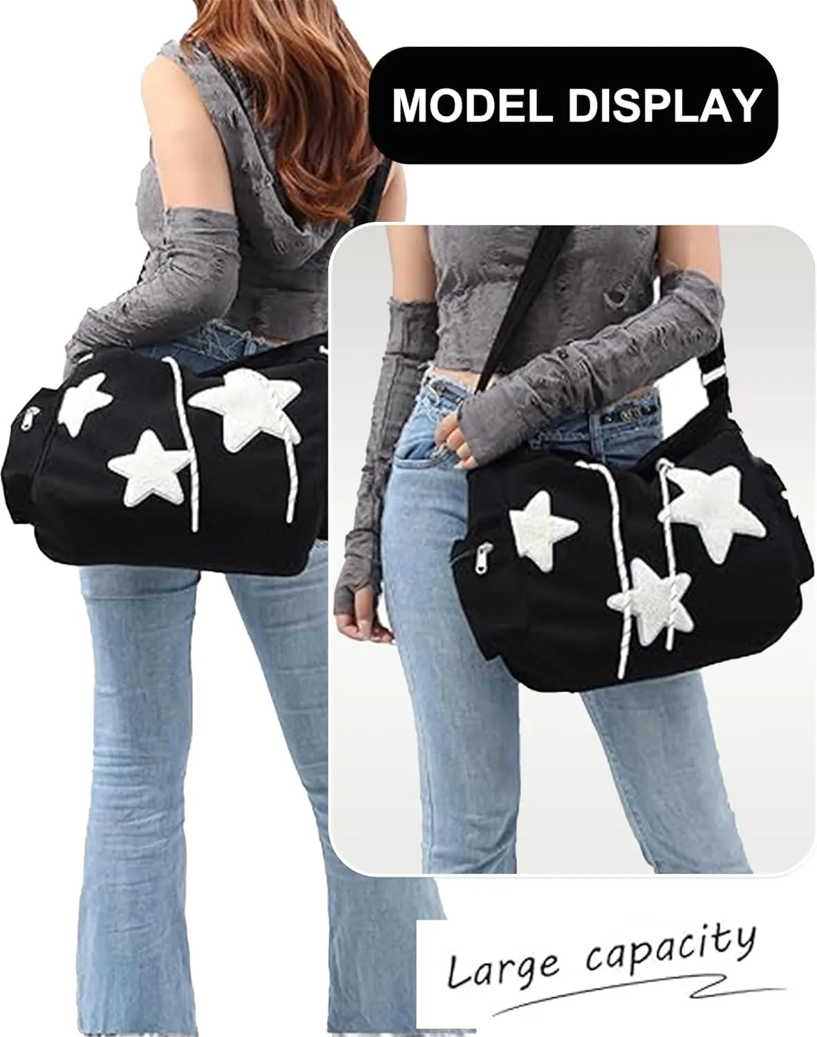 Cute Corduroy Tote Bag for Women  Aesthetic Crossbody Handbag | Y2K Hobo Shoulder Bag