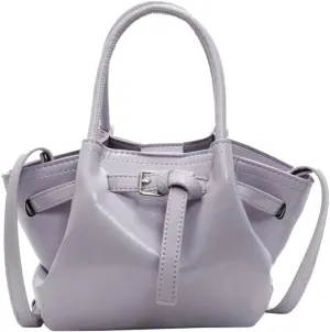 Cute Y2k Shoulder Bag for Women PU Leather Belted Hobo Bags Underarm Tote Handbag Mini Satchel Crossbody Purse 2025