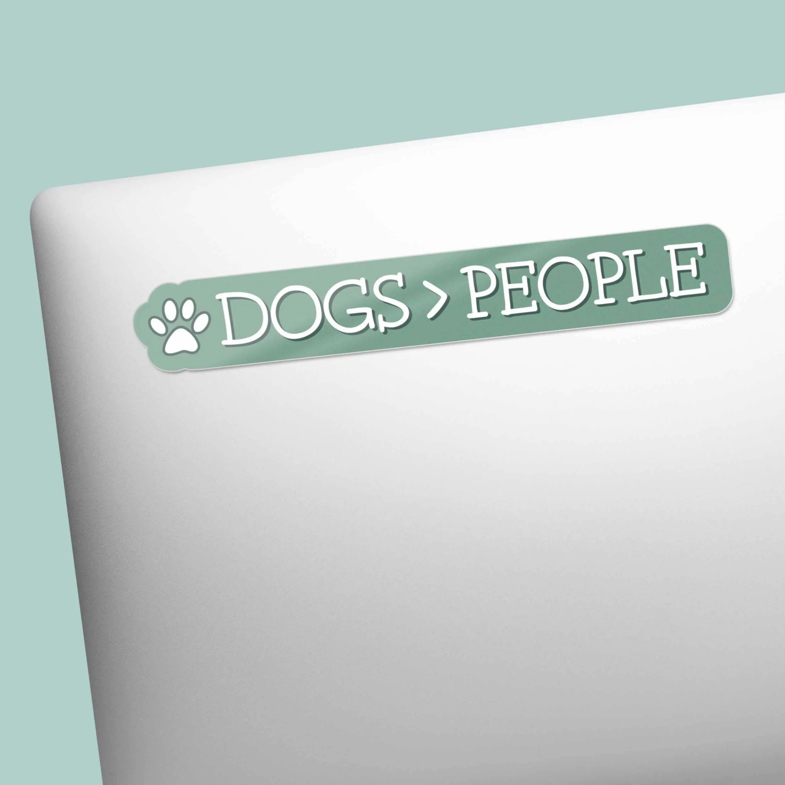 Dogs > People Sticker
