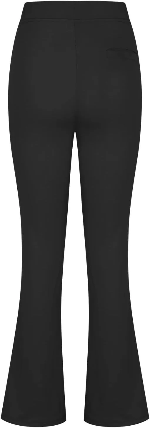 Dressy Pants for Women Sexy Slimming High Waist Tapered Pants Casual Comfy Knit Trousers Summer Lounge Pants with Pockets