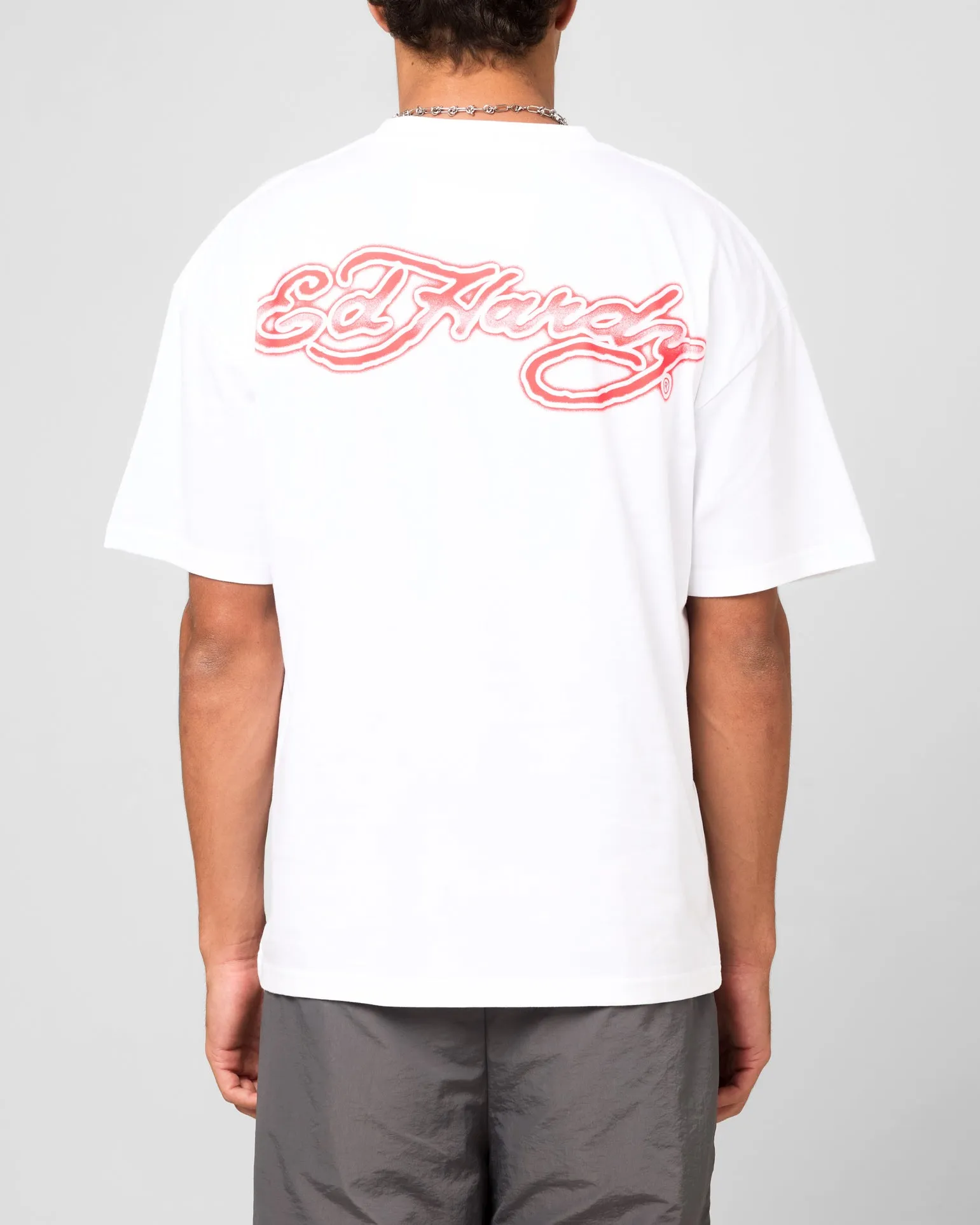 Ed Hardy Blue Dragon T-Shirt White