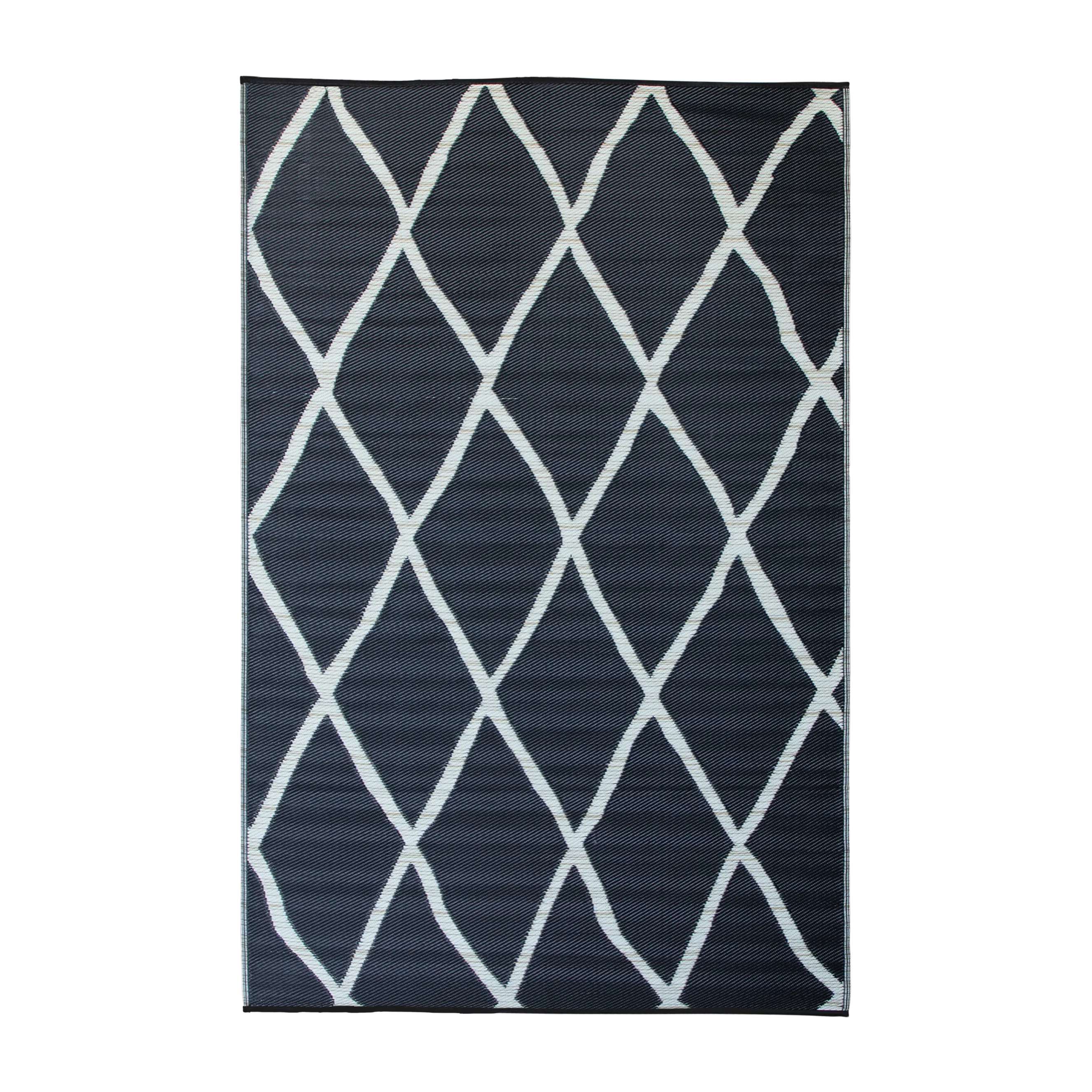 Elements Black Rug in PP *ONLY FLOORSTOCK LEFT - 180 x 270 cm