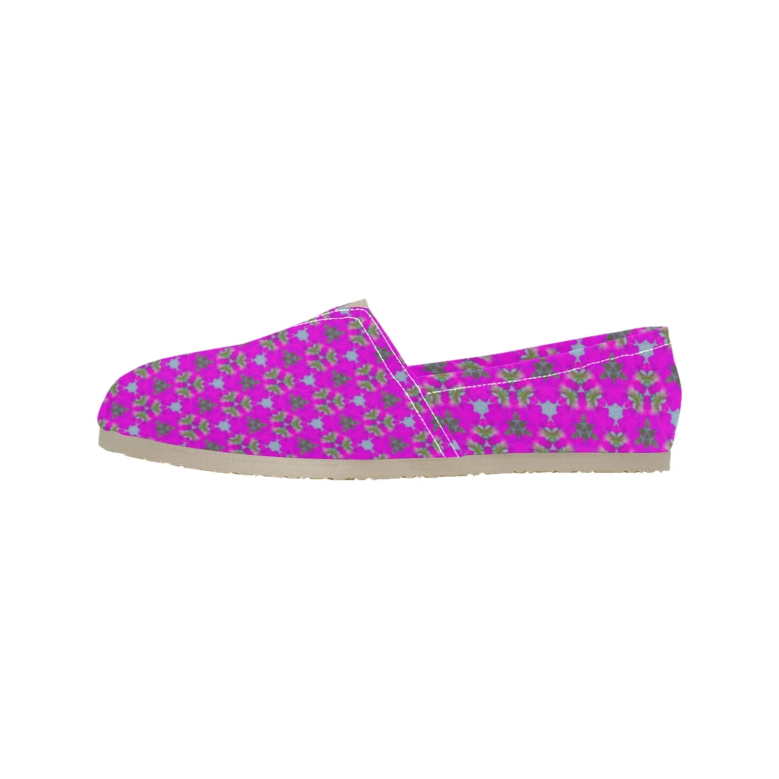 Espadrilles Canvas Fuchsia Floral