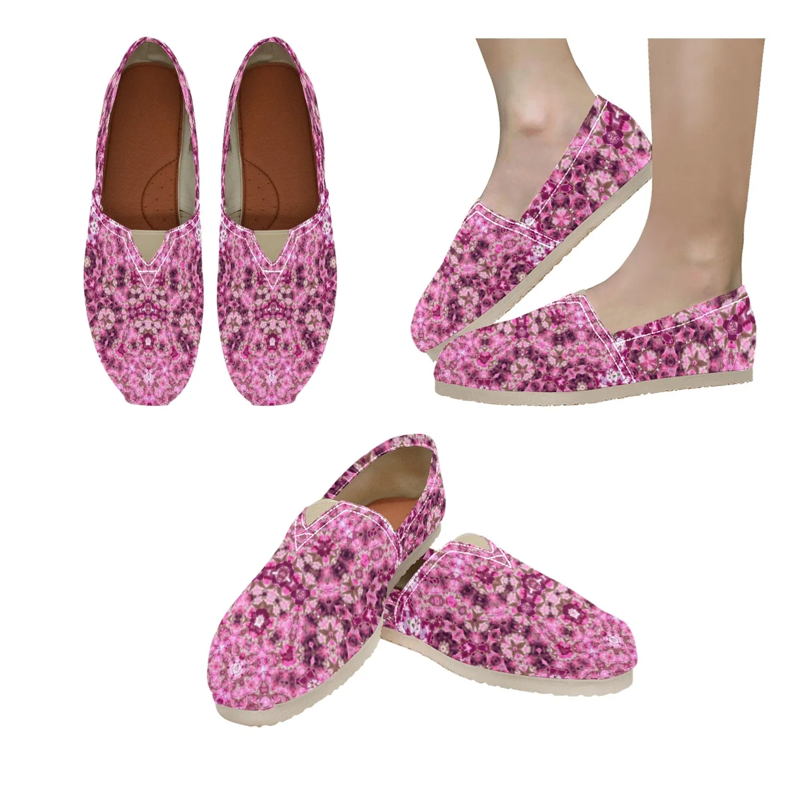 Espadrilles Canvas Milkweed in Bloom Pink