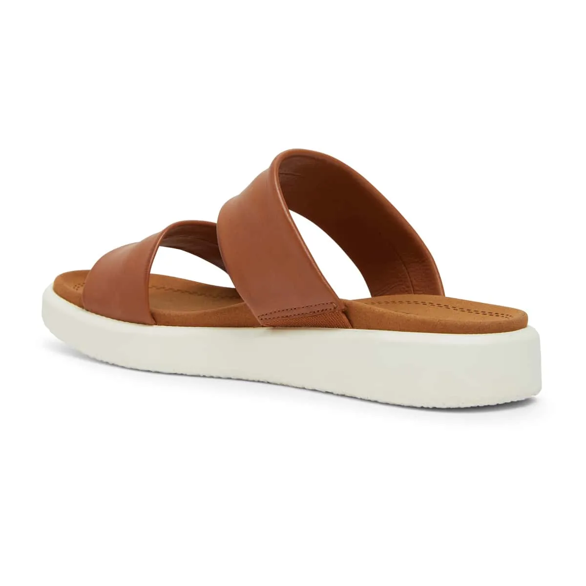 Fleet Slide in Tan Leather