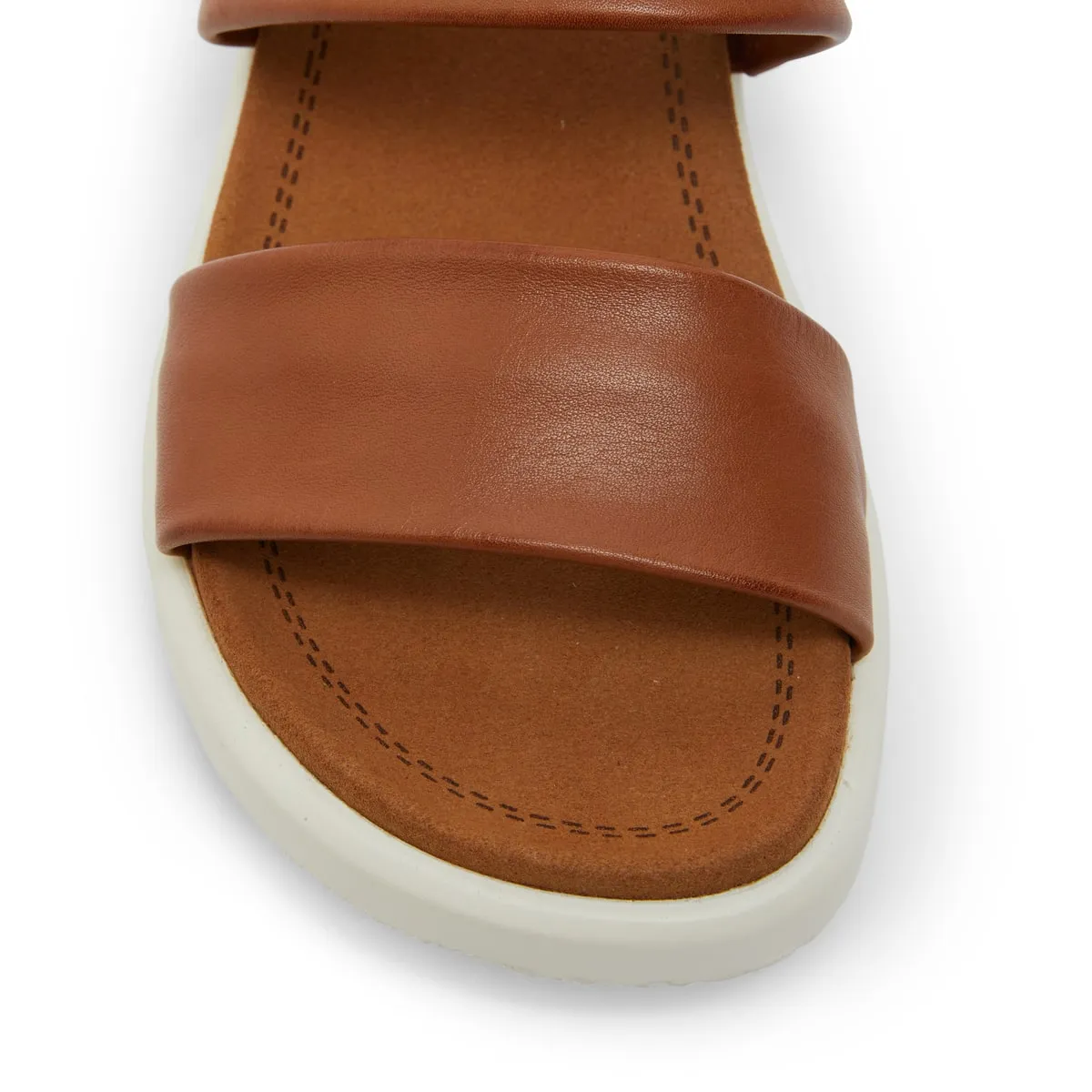 Fleet Slide in Tan Leather