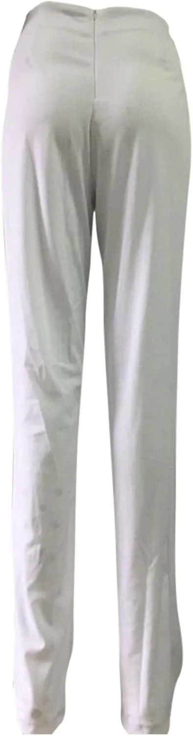 Formal Suit Pants for Women Premium Business Casual Dress Pants Slim Fit Straight Leg Trousers High Waist Button Pant