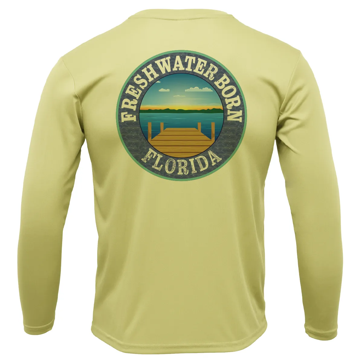 FSU Garnet and Gold Freshwater Born Girl's Long Sleeve UPF 50  Dry-Fit Shirt