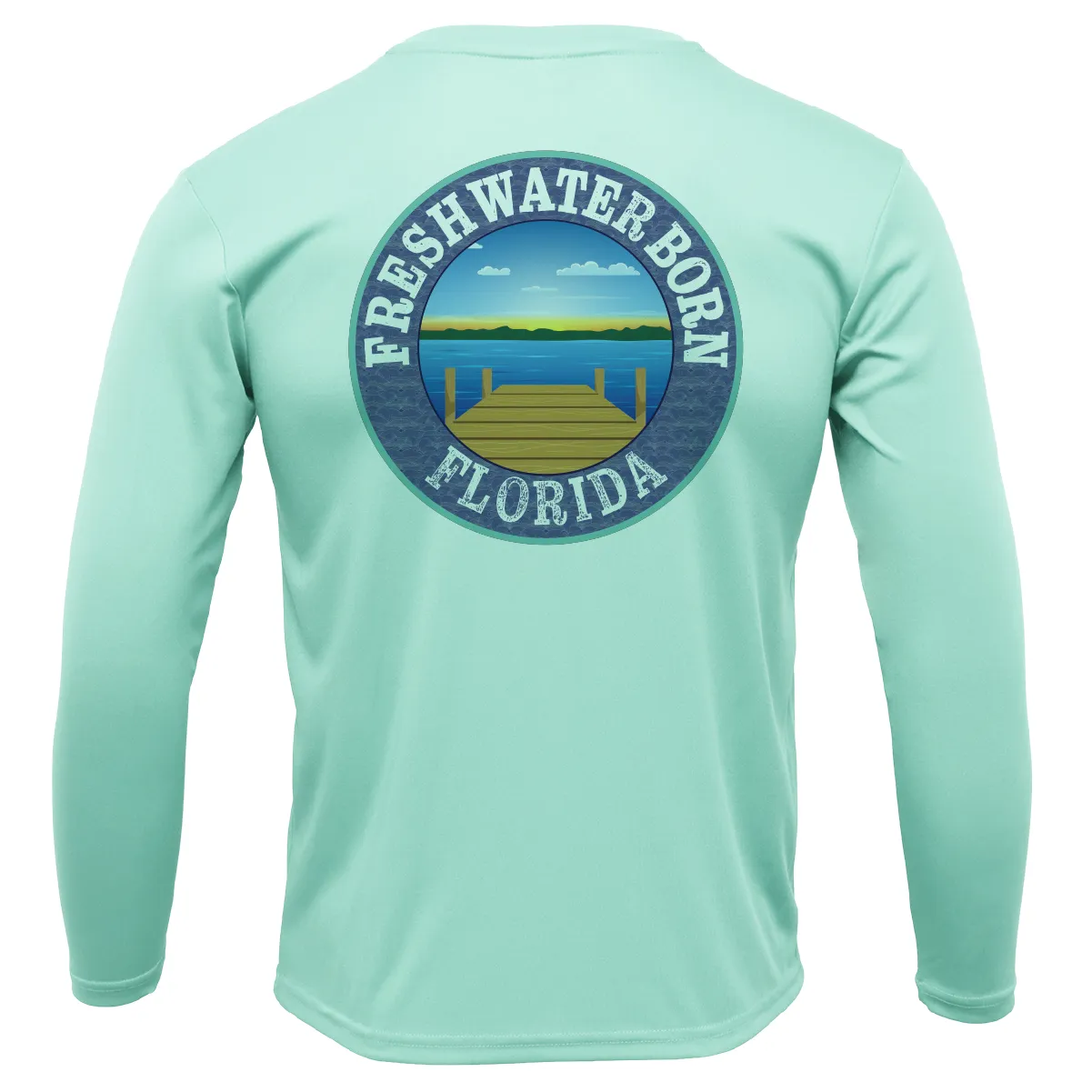 FSU Garnet and Gold Freshwater Born Girl's Long Sleeve UPF 50  Dry-Fit Shirt