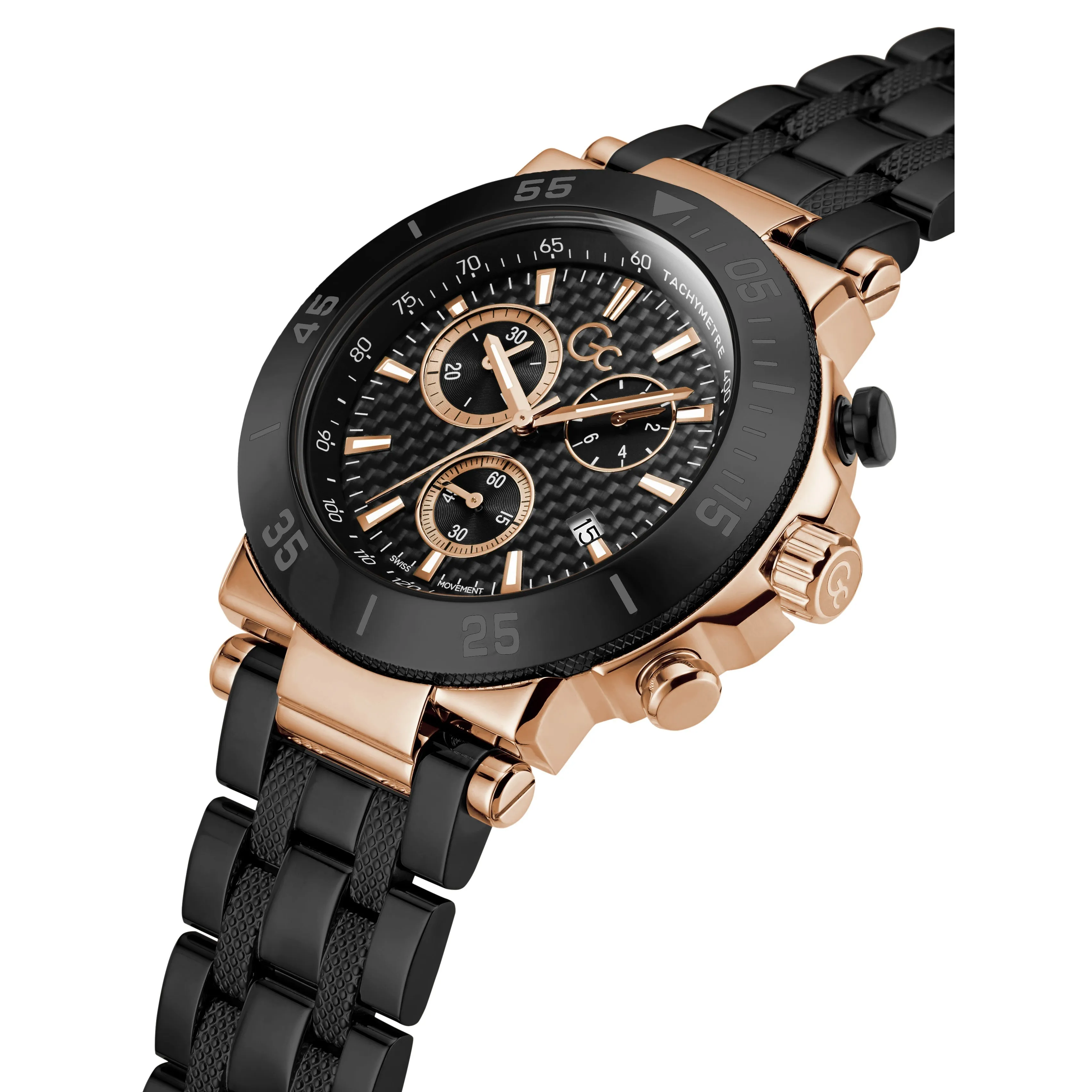 Gc One Men's Black Watch Y70002G2MF