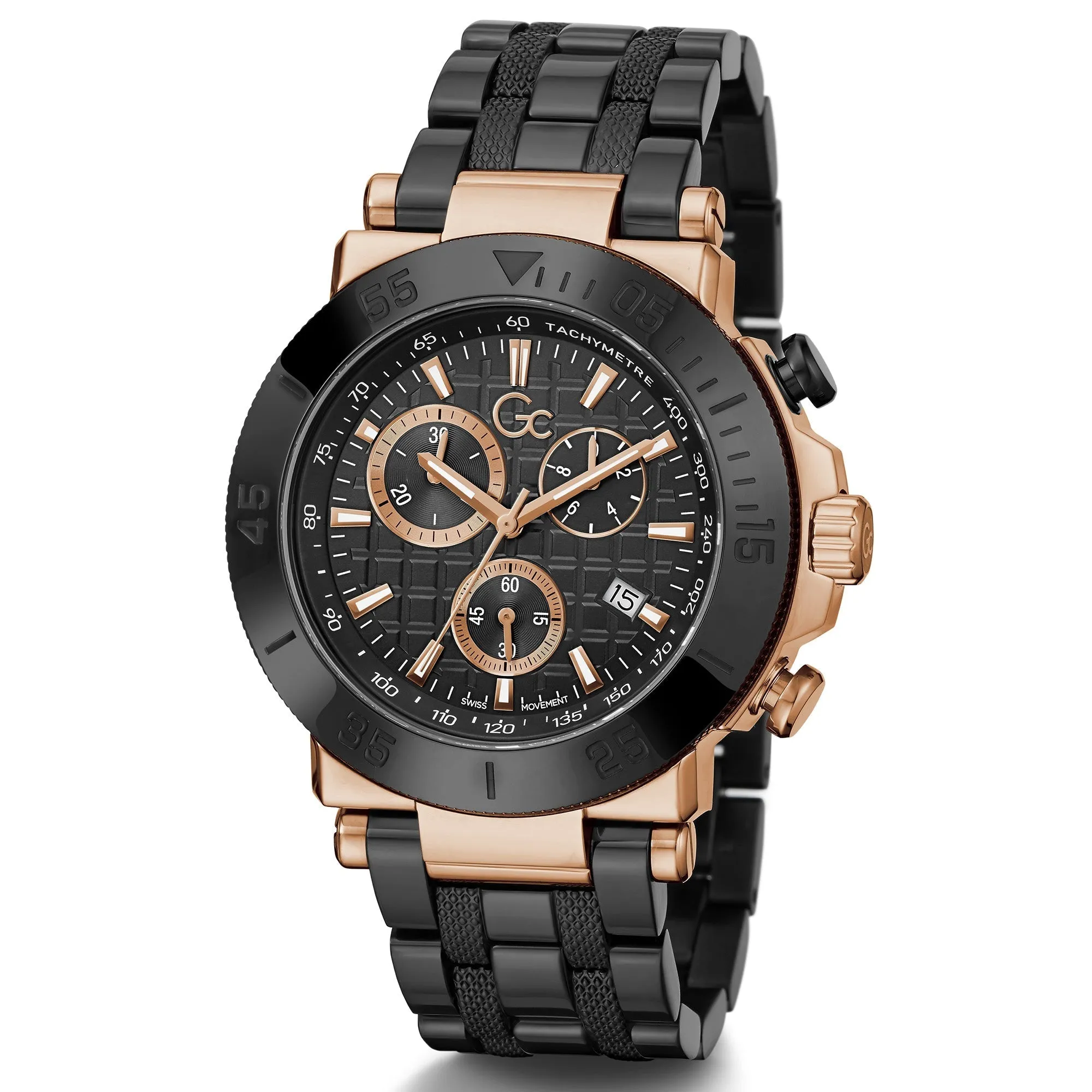 Gc One Men's Black Watch Y70002G2MF