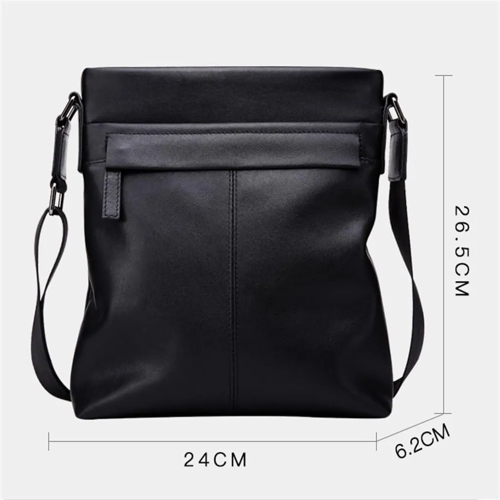 Genuine Leather Men's Bag Shoulder Bag Vertical Section Business Casual Men's Bag Crossbody Bag Backpacks