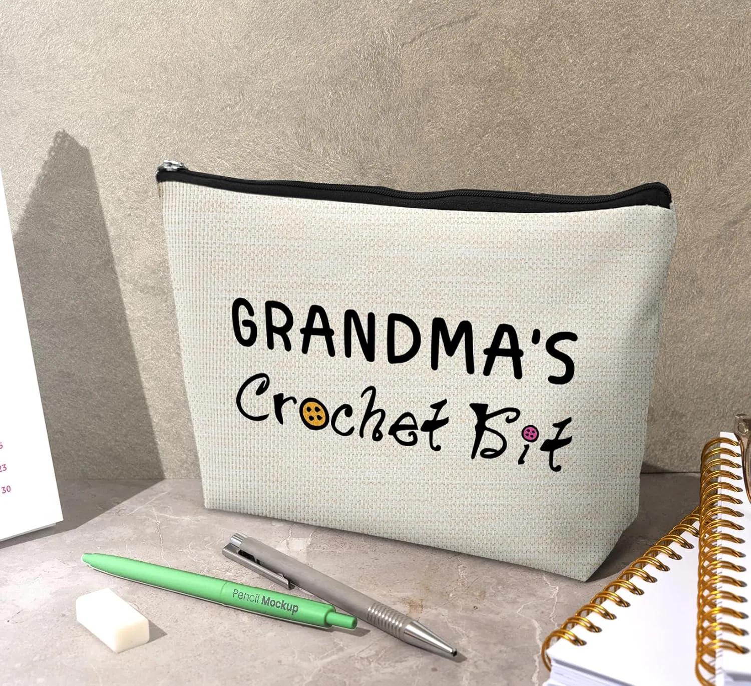 Grandma Makeup Bag, Grandma Gifts from Grandkids, Gifts for Grandma Cosmetic Bags for Women, Best Grandma Gifts, Grandma Gifts for Christmas, Grandma Makeup Pouch