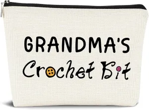 Grandma Makeup Bag, Grandma Gifts from Grandkids, Gifts for Grandma Cosmetic Bags for Women, Best Grandma Gifts, Grandma Gifts for Christmas, Grandma Makeup Pouch