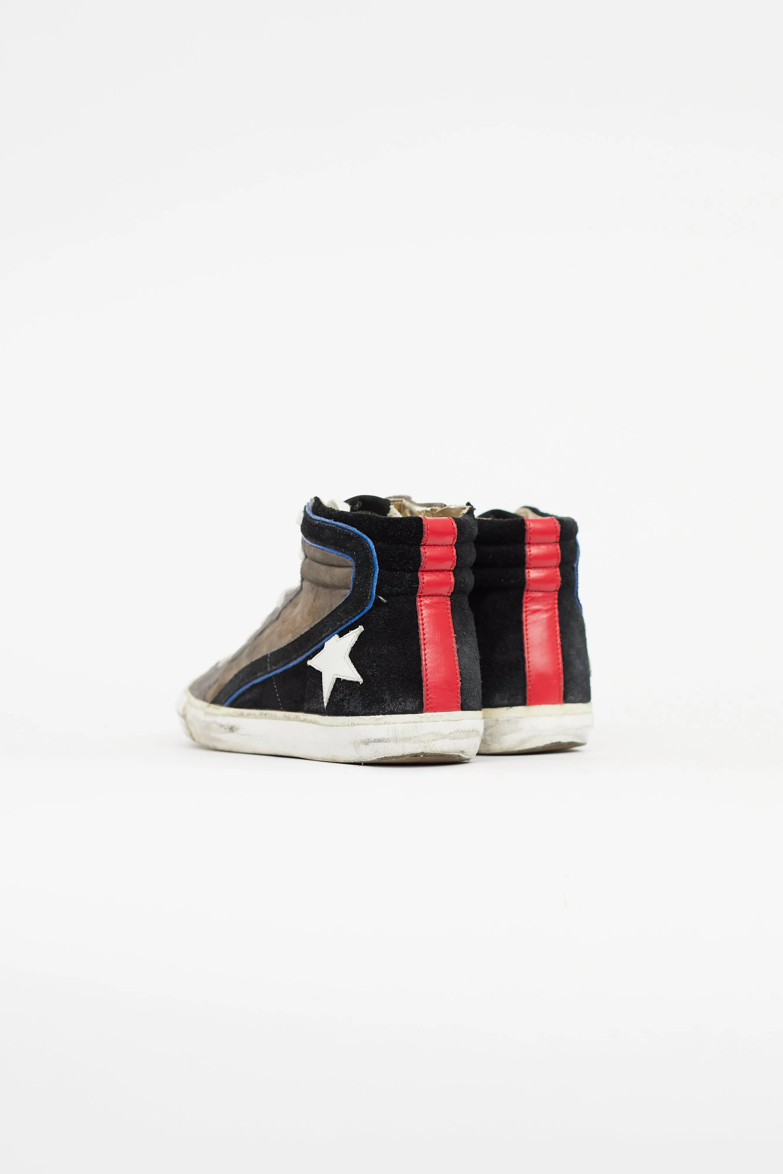 Grey & Multicolour Slide Sneaker