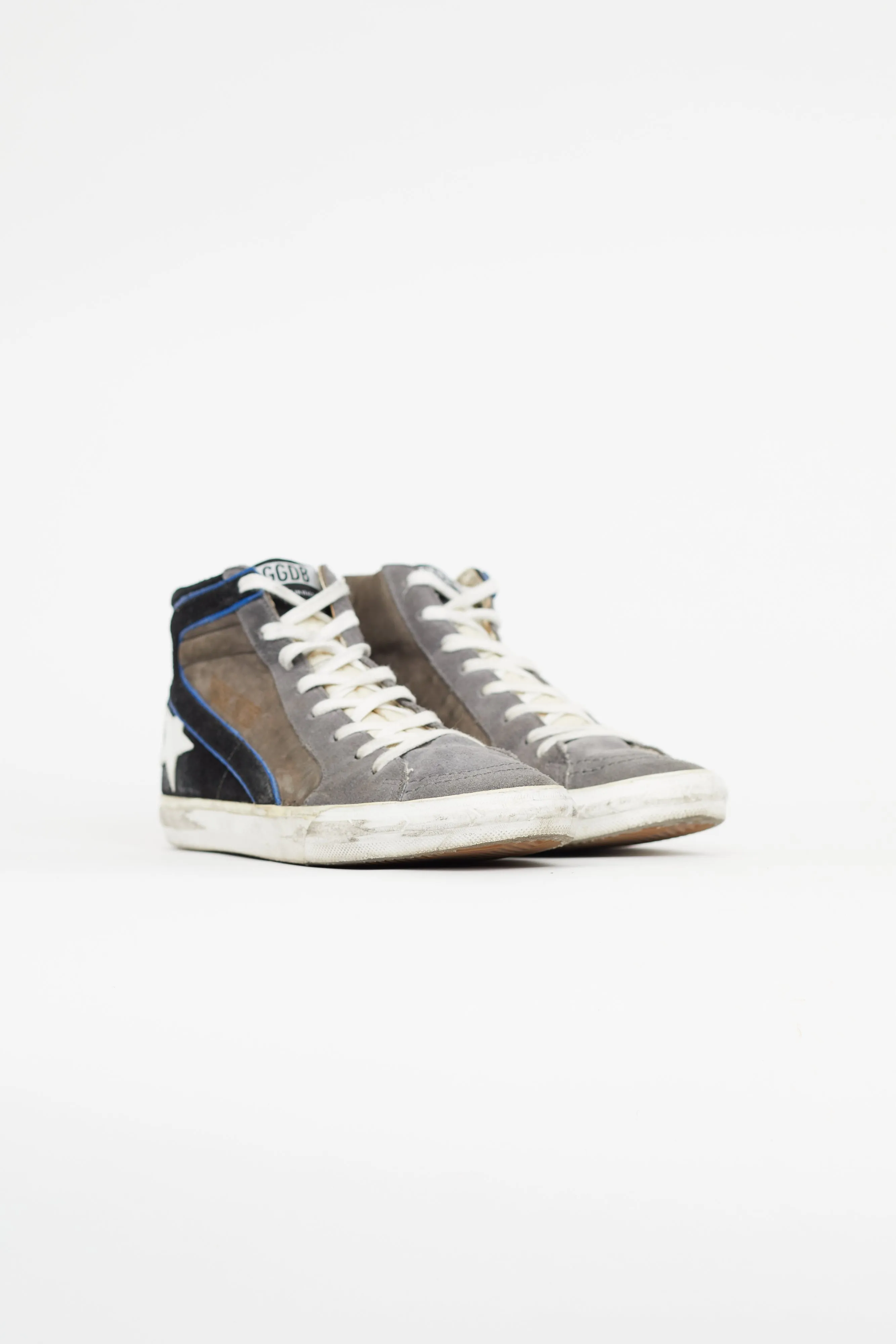 Grey & Multicolour Slide Sneaker