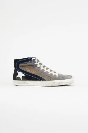Grey & Multicolour Slide Sneaker