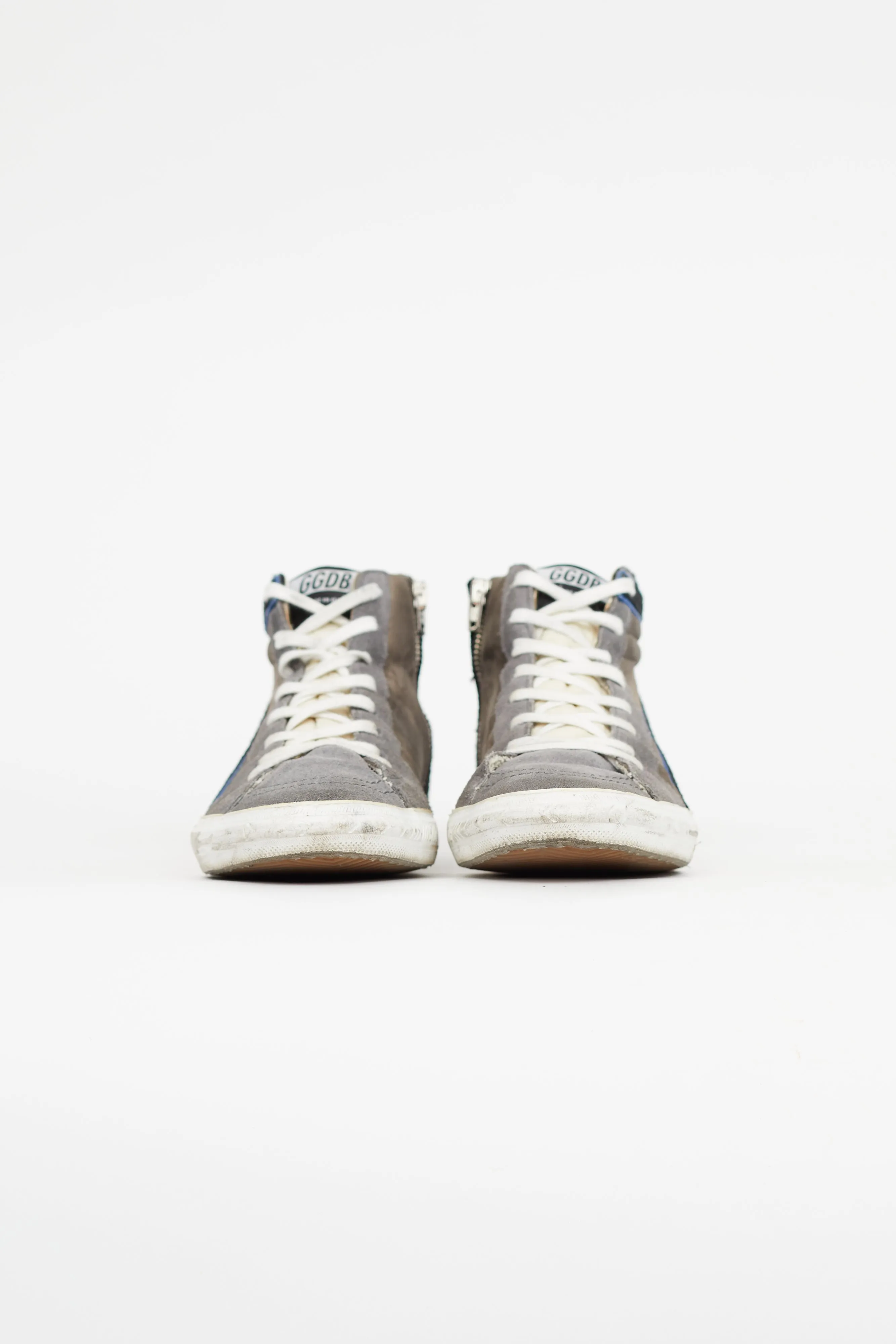 Grey & Multicolour Slide Sneaker