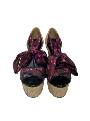 Gucci Carolina Heart Espadrille Wedges