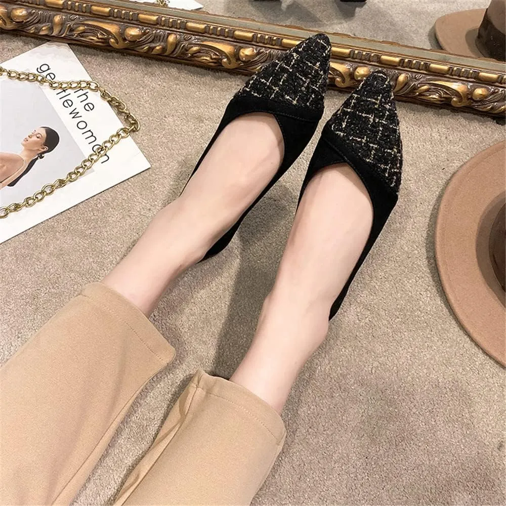 Hee grand Flats for Women Pointed Toe Slip on Ballet Flats Comfortable Dress Shoes Lightweight Casual Loafers