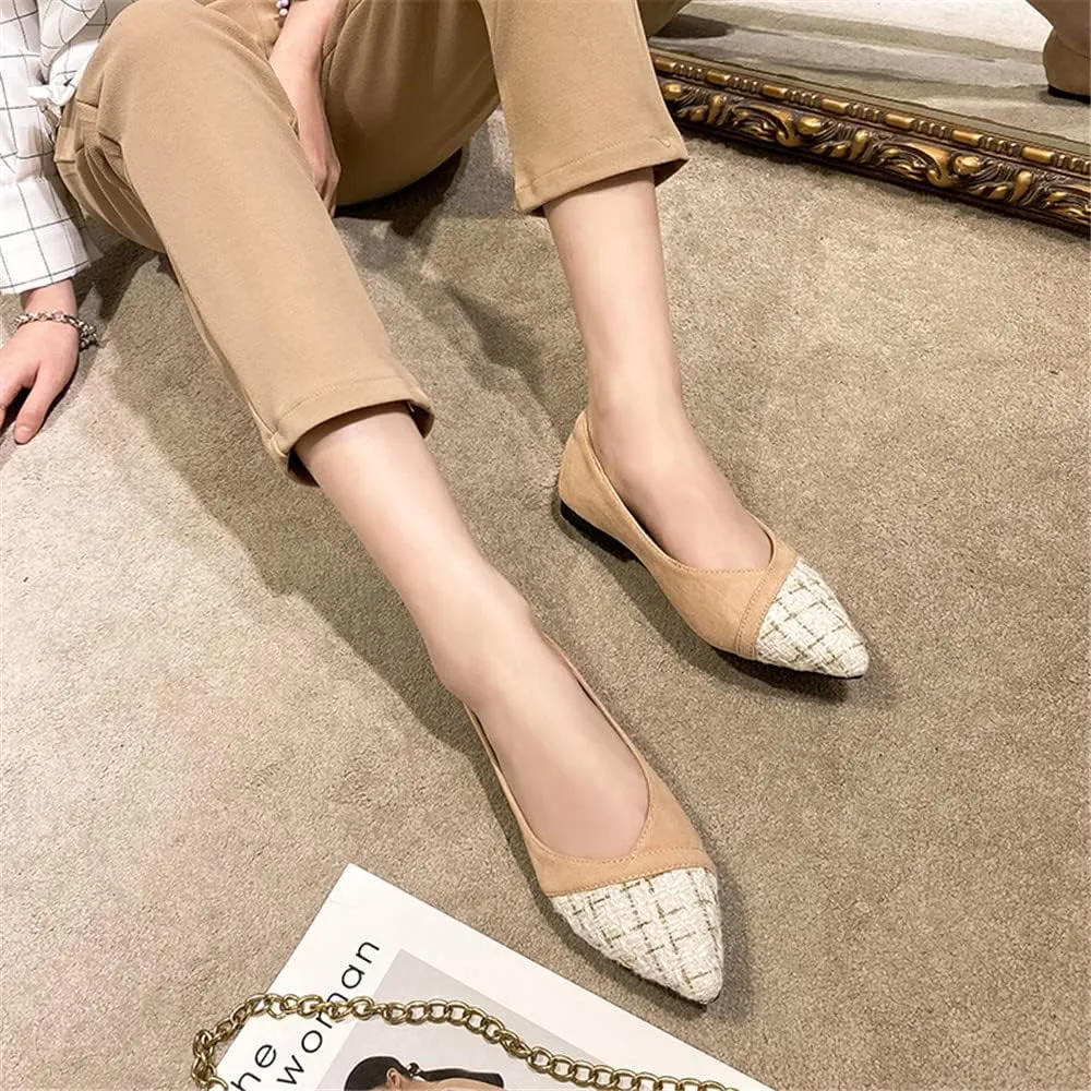 Hee grand Flats for Women Pointed Toe Slip on Ballet Flats Comfortable Dress Shoes Lightweight Casual Loafers