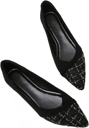 Hee grand Flats for Women Pointed Toe Slip on Ballet Flats Comfortable Dress Shoes Lightweight Casual Loafers
