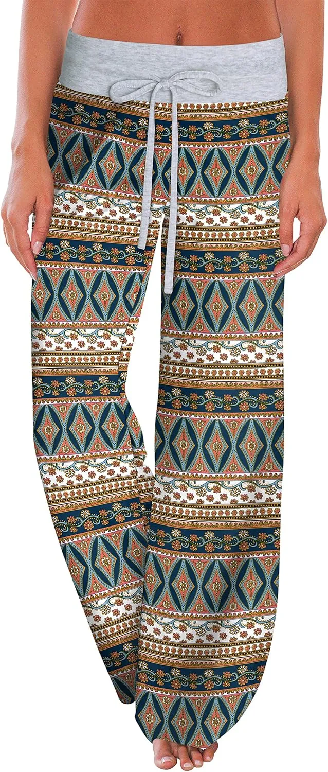 Herose Tall Ladies Soft Flared Leggings Pants Floor Length S-2XL