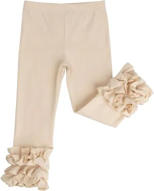 HOOLCHEAN Baby Toddler and Little Girls Cotton Ruffle Leggings