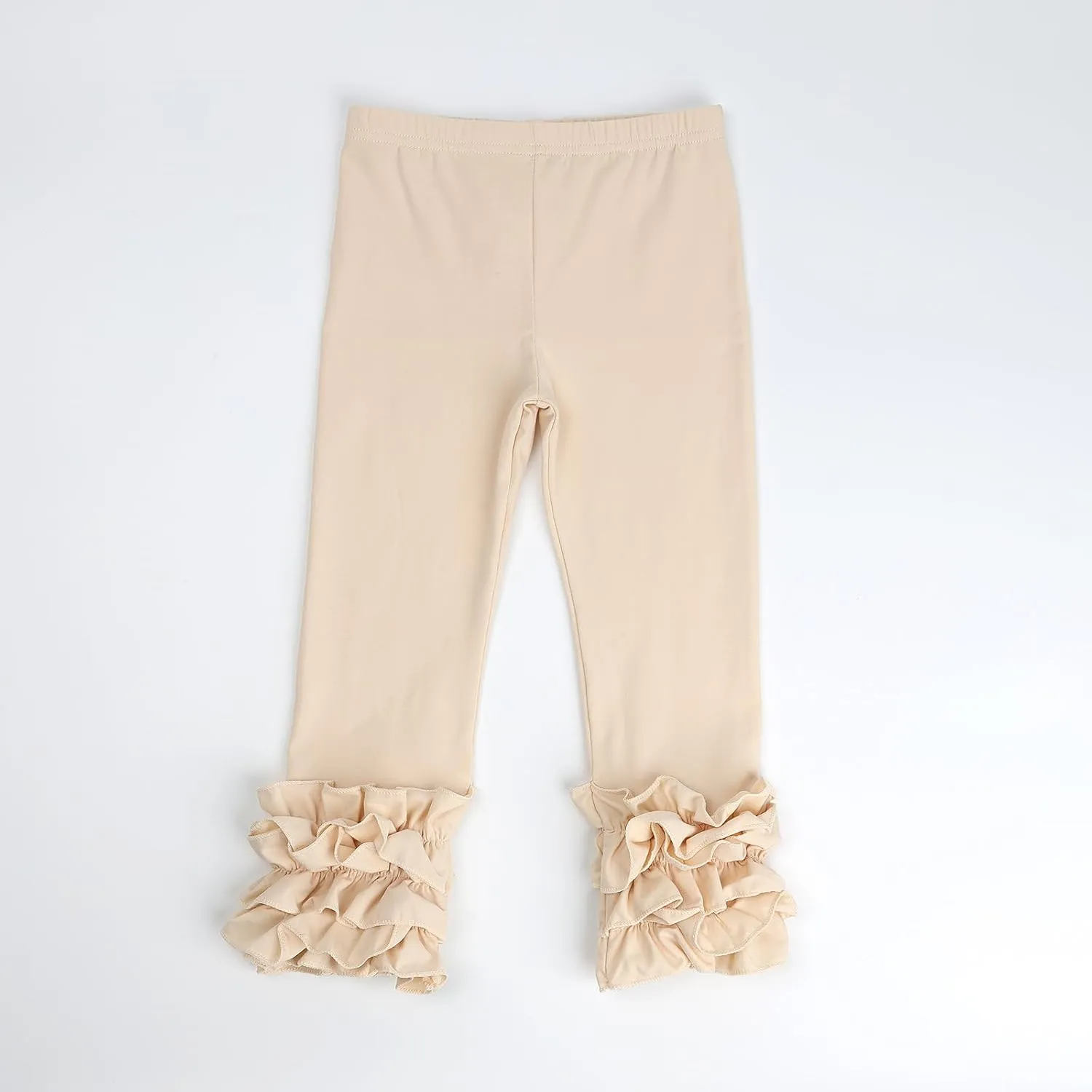 HOOLCHEAN Baby Toddler and Little Girls Cotton Ruffle Leggings