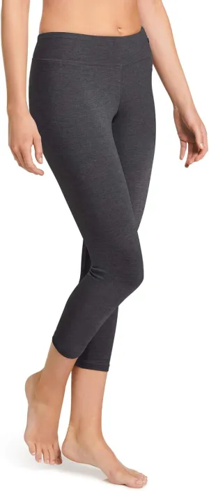 Jockey Women's Active Cotton Stretch Wide Waistband Capri Leggings
