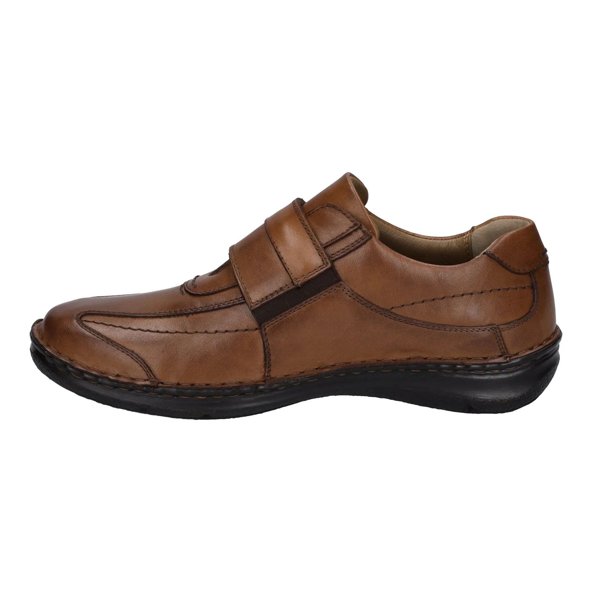 Josef Seibel 43332 Alec Mens Cognac Leather Slip On Shoes