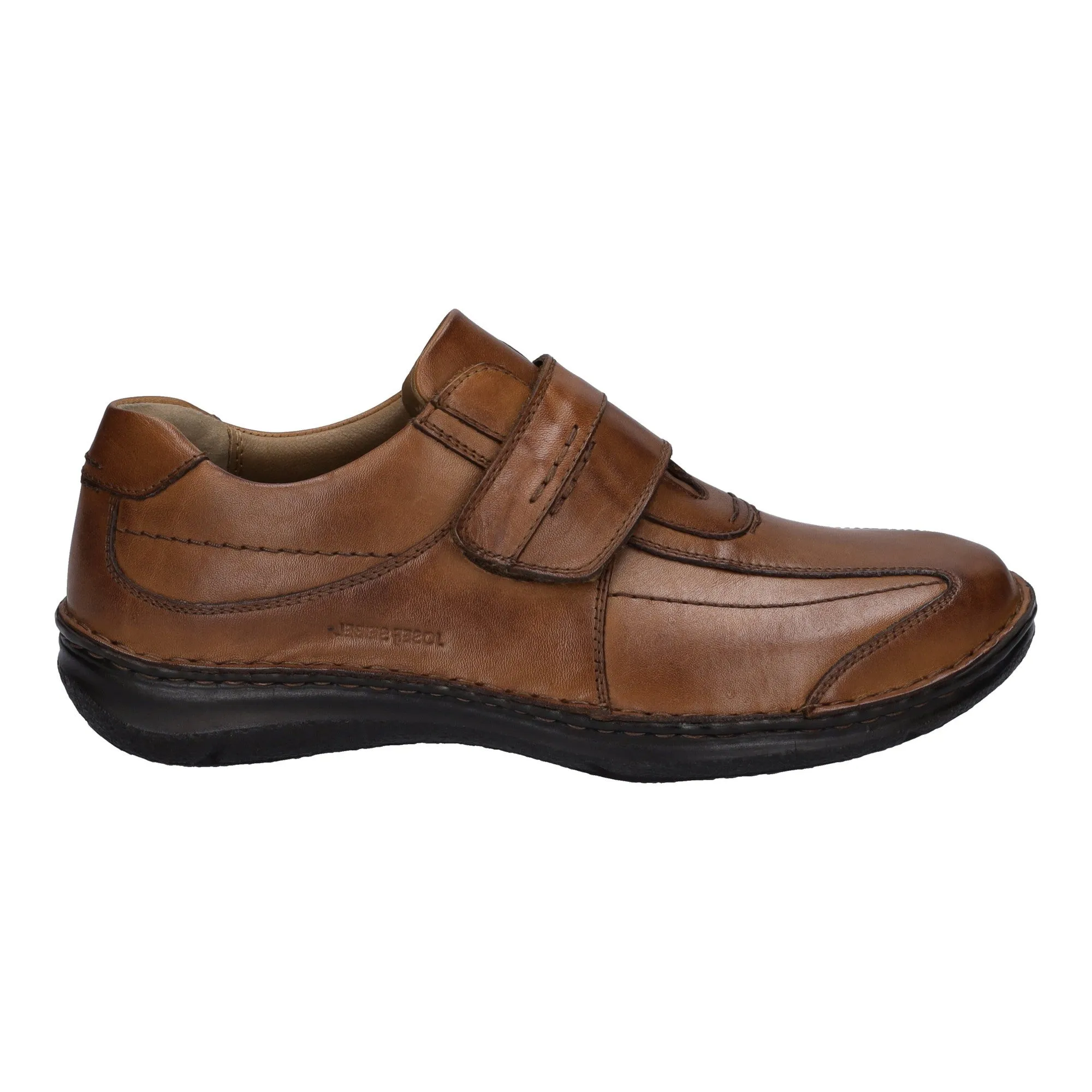 Josef Seibel 43332 Alec Mens Cognac Leather Slip On Shoes