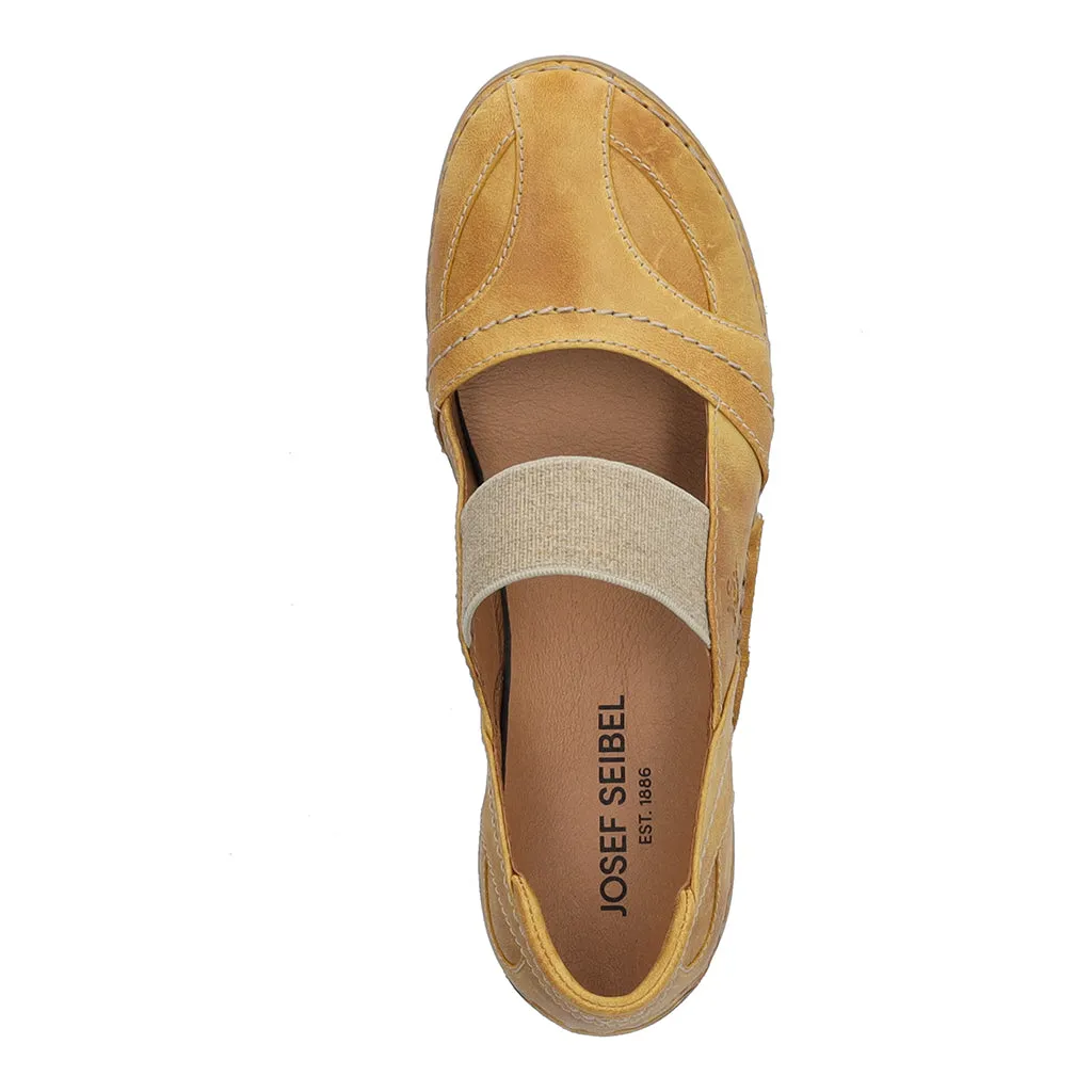Josef Seibel Fergey 89 Ladies Amber Leather Slip On Shoes
