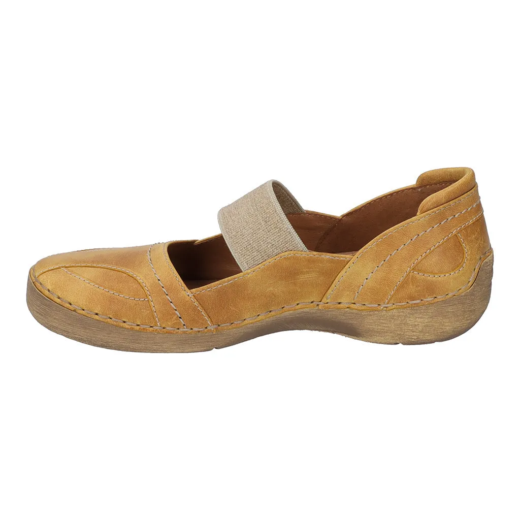 Josef Seibel Fergey 89 Ladies Amber Leather Slip On Shoes