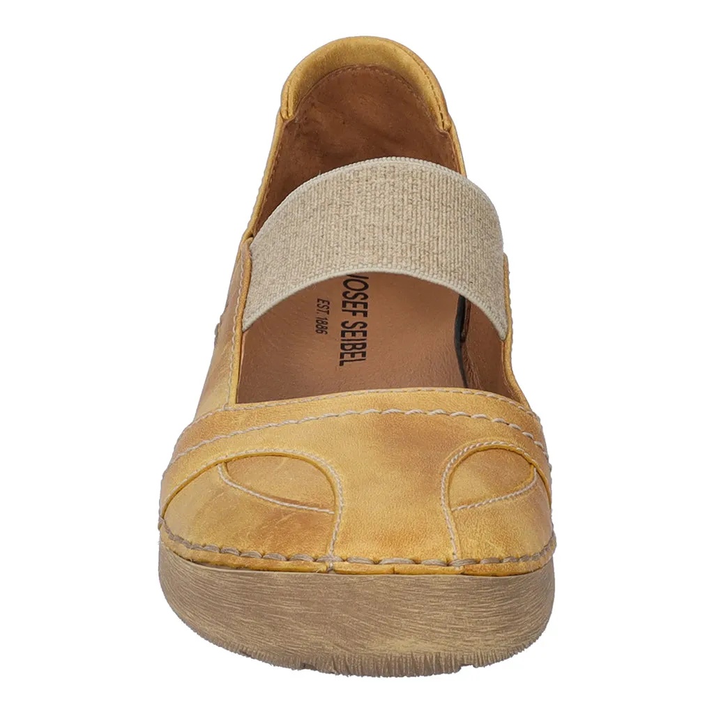 Josef Seibel Fergey 89 Ladies Amber Leather Slip On Shoes