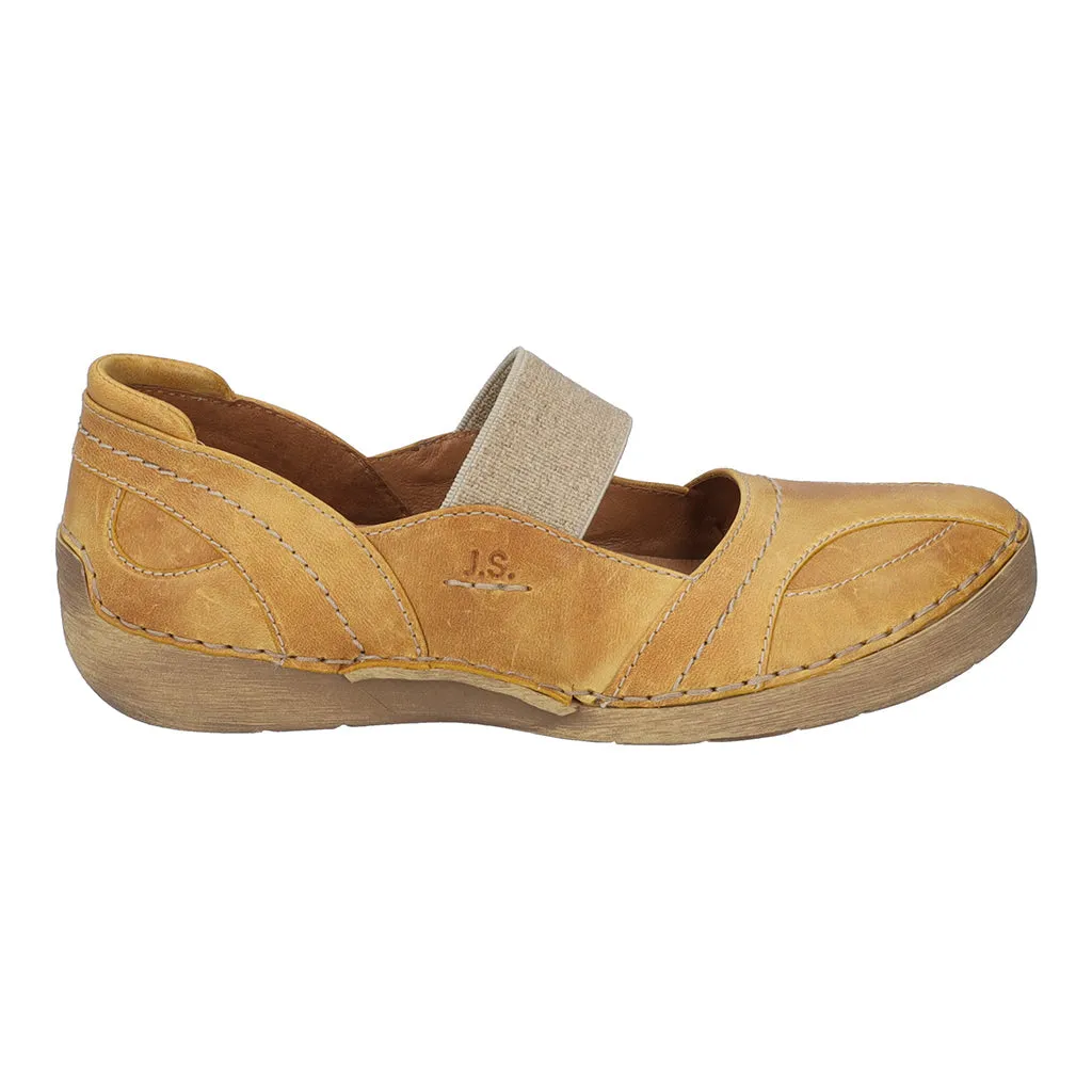 Josef Seibel Fergey 89 Ladies Amber Leather Slip On Shoes