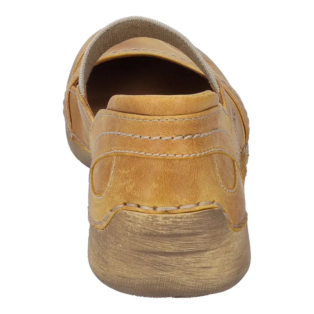 Josef Seibel Fergey 89 Ladies Amber Leather Slip On Shoes