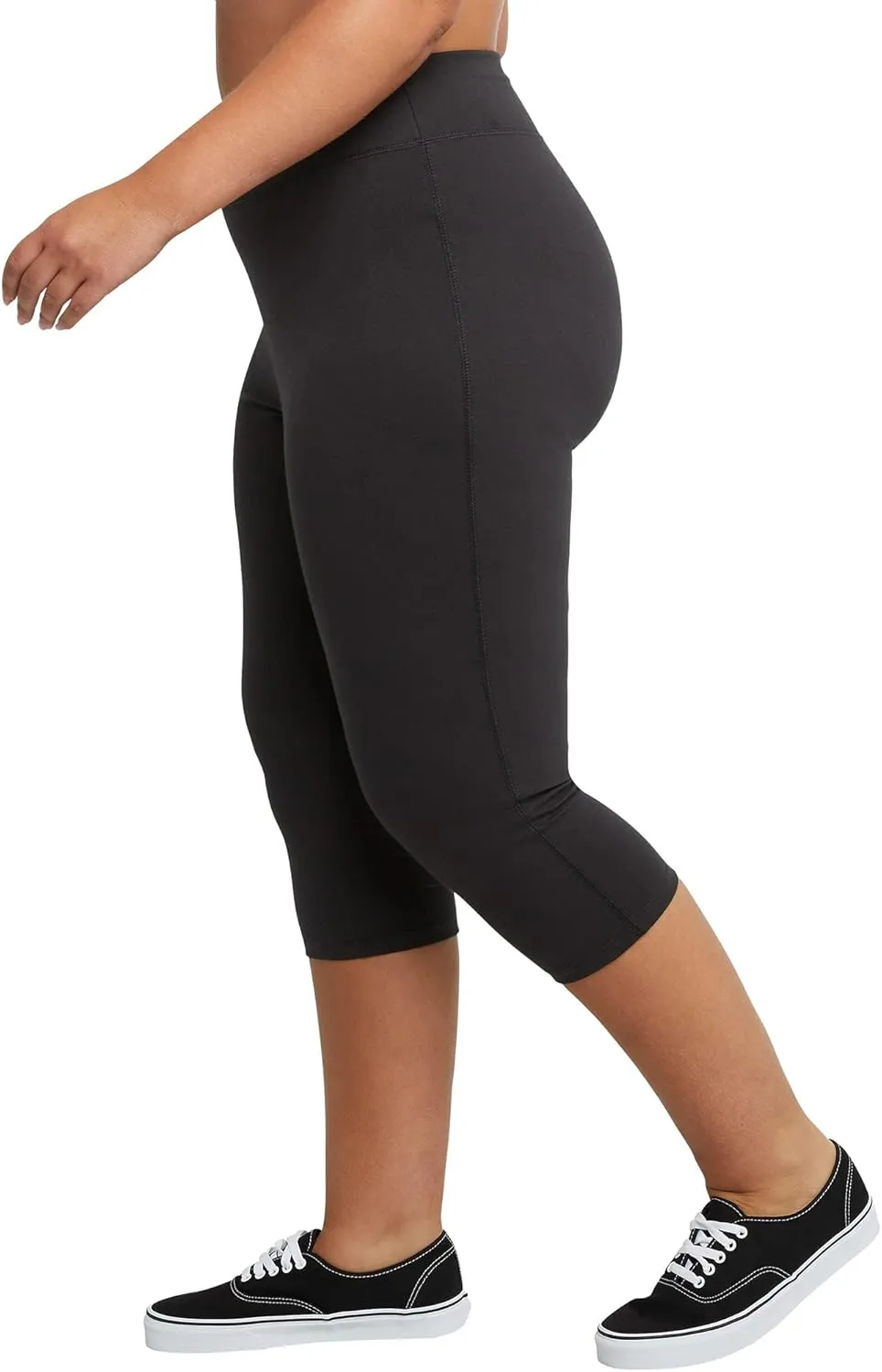 Just My Size Women's Stretch Jersey Capri 19.5" Leggings