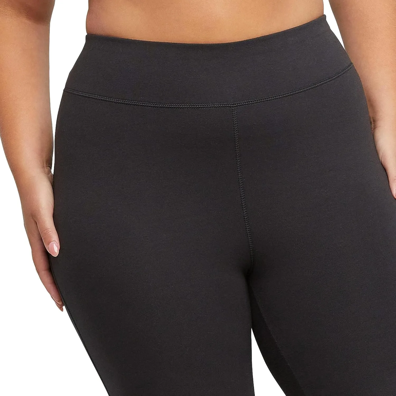 Just My Size Women's Stretch Jersey Capri 19.5" Leggings