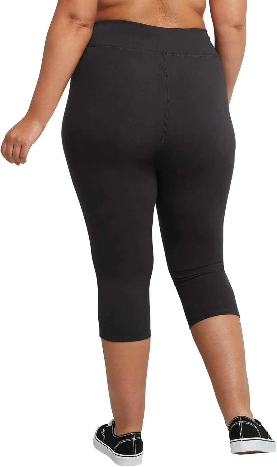 Just My Size Women's Stretch Jersey Capri 19.5" Leggings