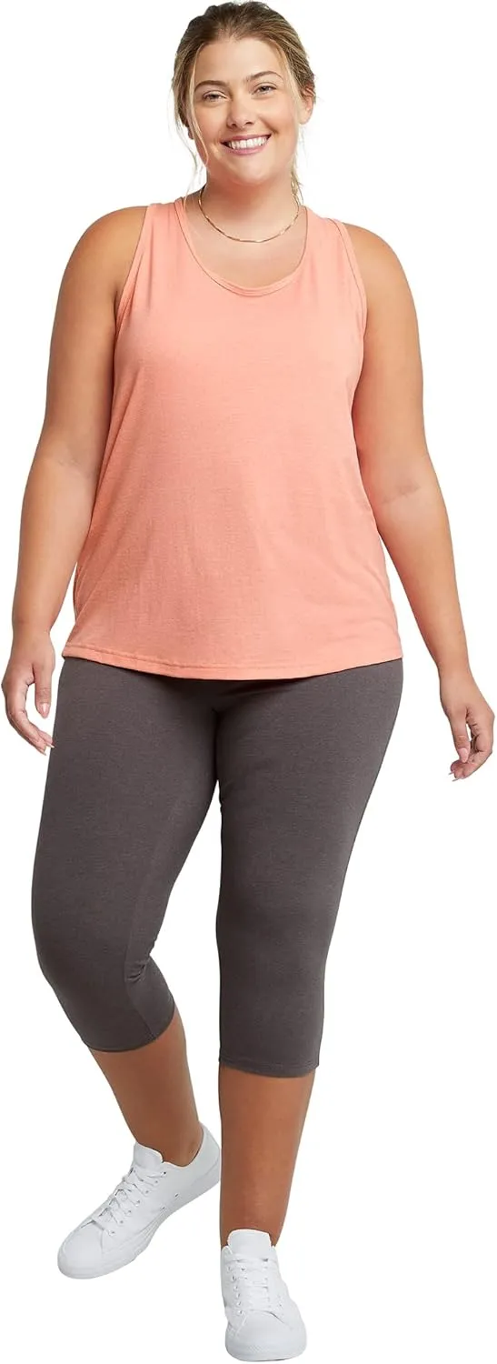 Just My Size Women's Stretch Jersey Capri 19.5" Leggings