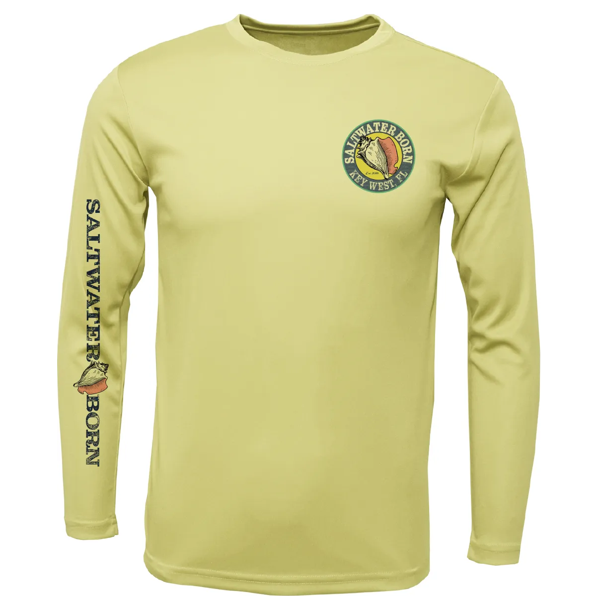 Key West, FL Jumbo Shrimp Long Sleeve UPF 50  Dry-Fit Shirt