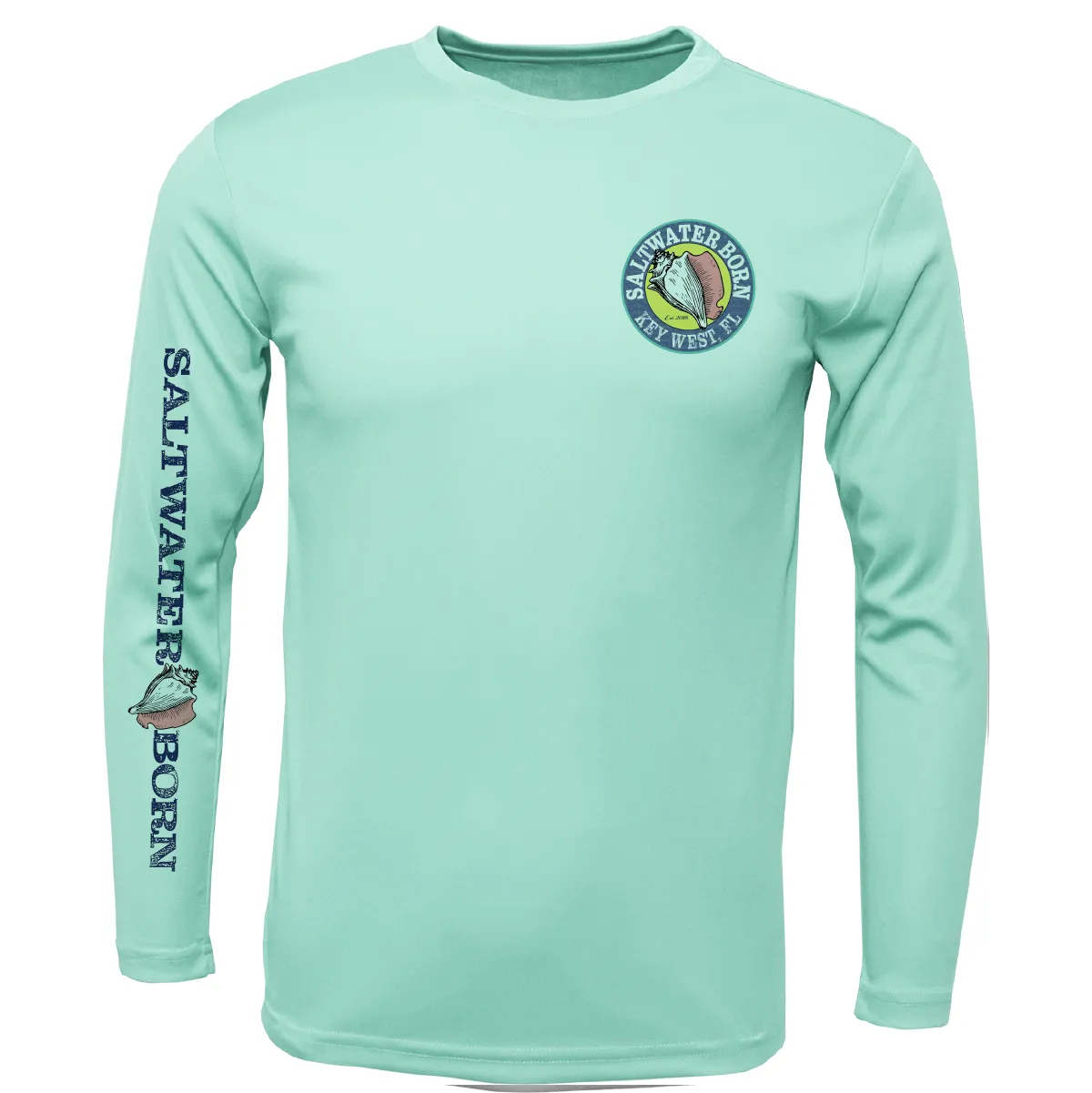 Key West, FL Jumbo Shrimp Long Sleeve UPF 50  Dry-Fit Shirt