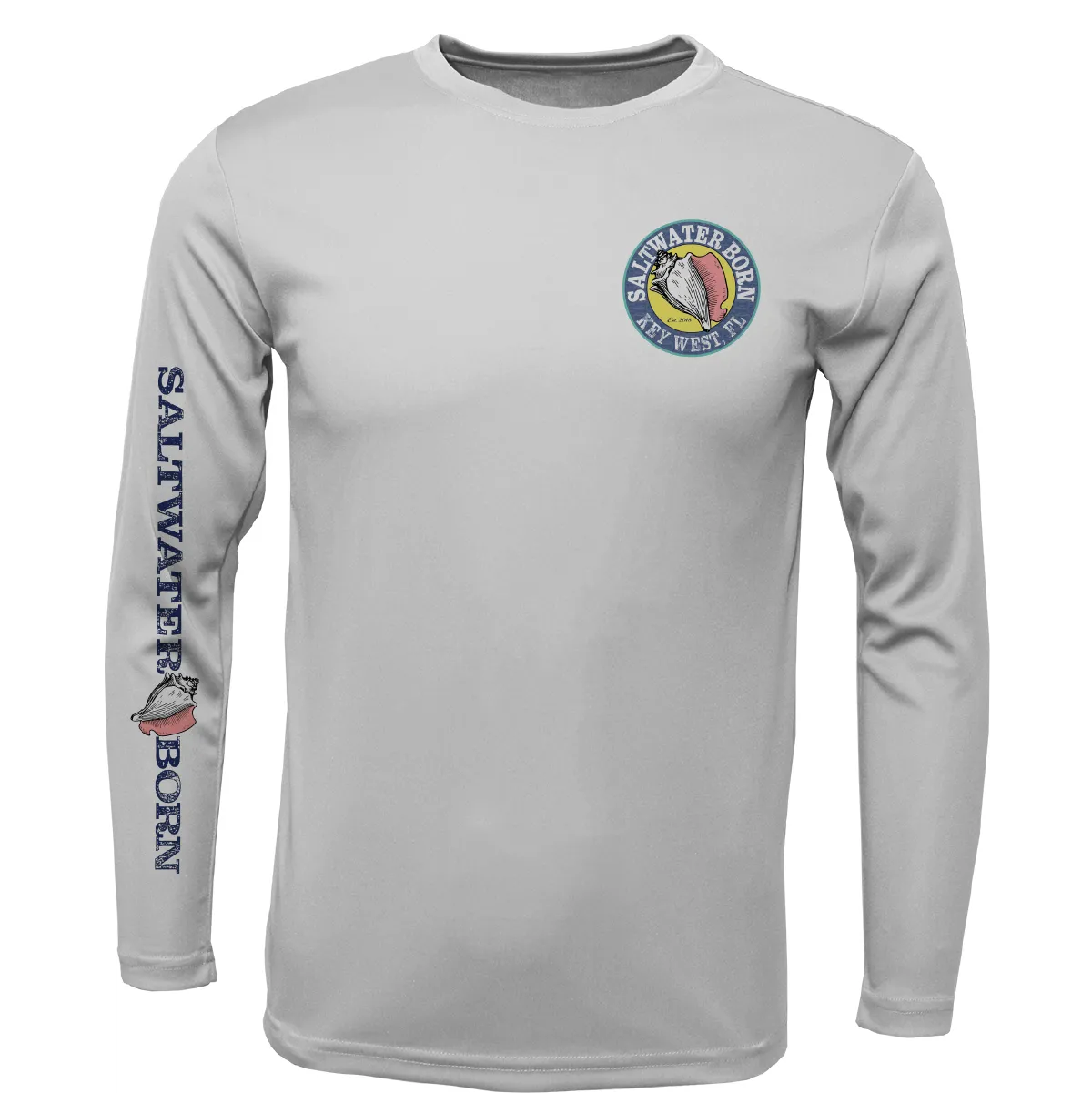 Key West, FL Jumbo Shrimp Long Sleeve UPF 50  Dry-Fit Shirt