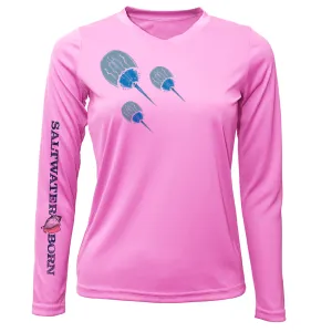 Key West Horseshoe Crab Women's Long Sleeve UPF 50  Dry-Fit Shirt