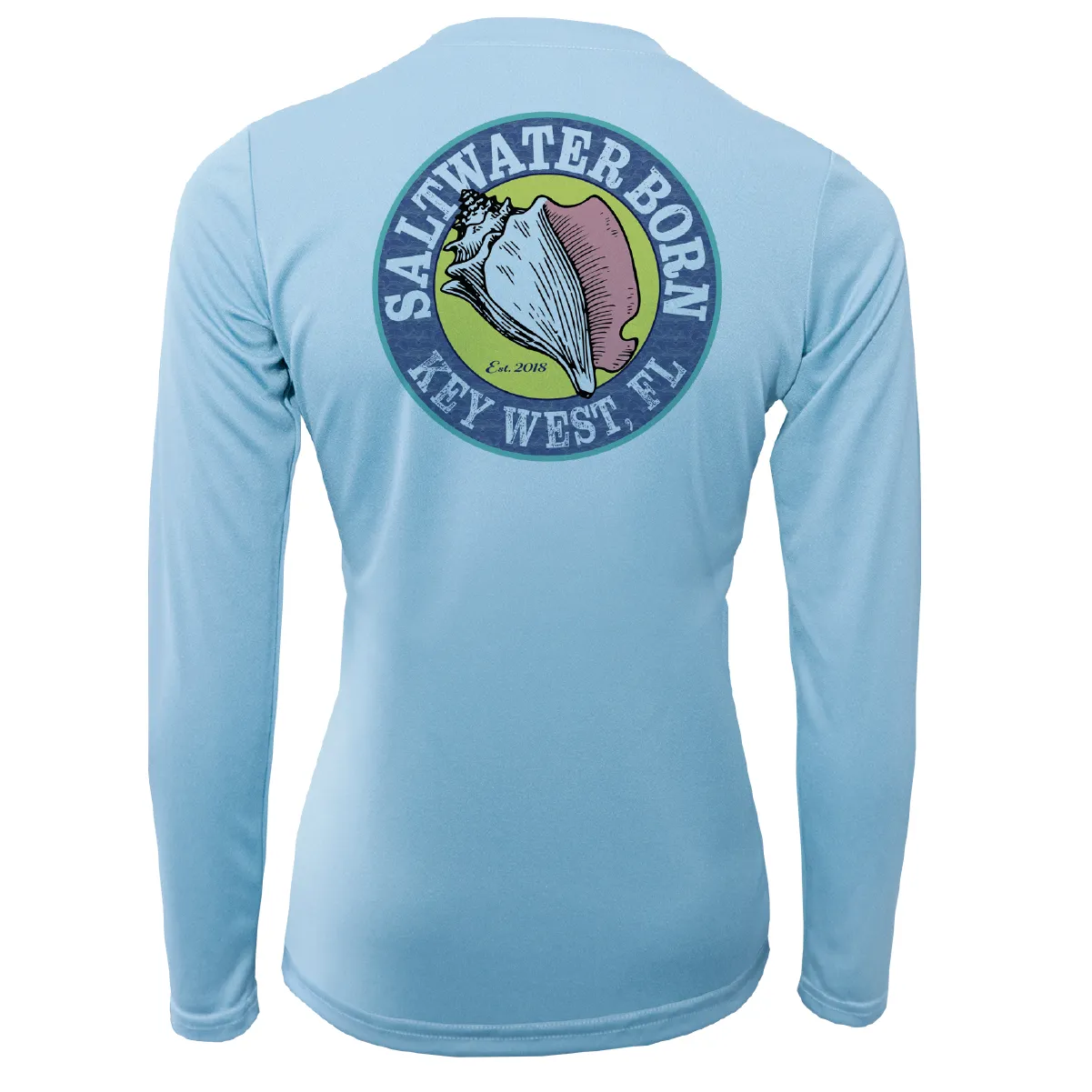 Key West Horseshoe Crab Women's Long Sleeve UPF 50  Dry-Fit Shirt